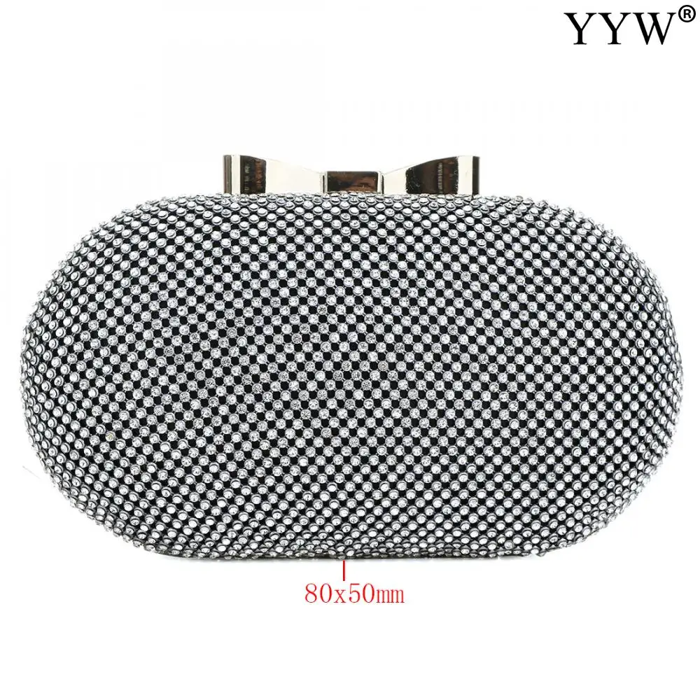 Elegant Women Clutch Bag With Rhinestone Vintage Exquisite Diamonds Small Wallet For Ladies Party Wedding Handbag Evening Bag