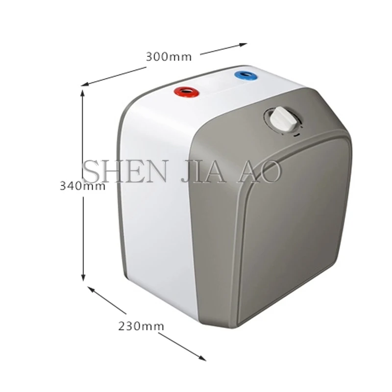 المنزل استخدام سخان مياه كهربي خزان صغير تخزين سخان المياه المنزلية المطبخ الماء الساخن نوع عمودي ES6.6FU 1 قطعة