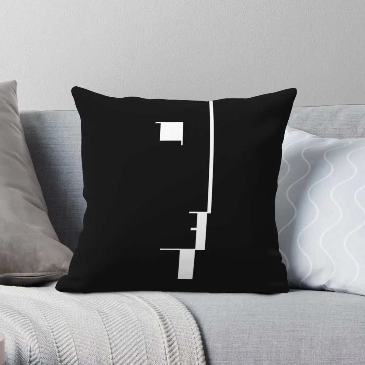 BAUHAUS AUSSTELLUNG Square Pillowcase Polyester Linen Velvet Creative Zip Decor Throw Pillow Case Home Cushion Case 18