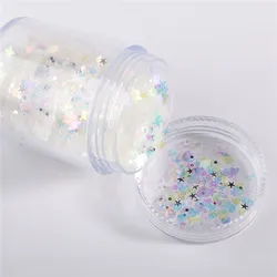 10g/Bag Nail Sequins For Craft Sequin Glitters Paillette Nail confetti For DIY  Article Decor Filler Mirror color mixed glitter