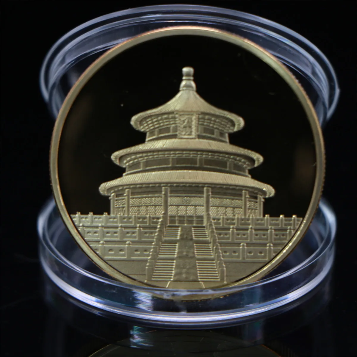 China Great Wall Commemorative Coin China Culture Memorial Museum Gold Coins Collectibles Culture Art Home Decorations