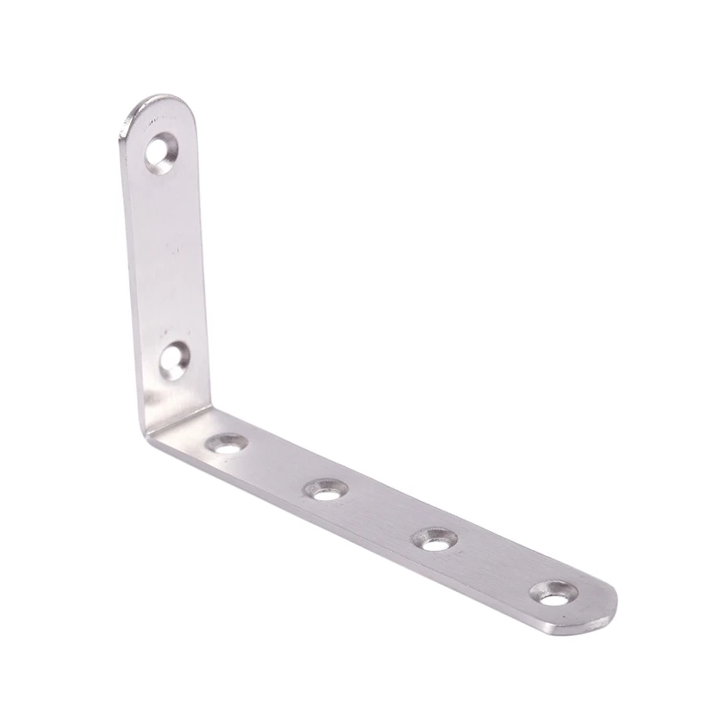 Promotion! 125x75mm L Shape Stainless Steel Shelf Corner Brace Angle Bracket