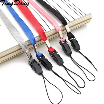 ID 패스 카드 배지 체육관 키, 휴대폰 USB 홀더, DIY 행잉 로프, 라리아트 끈, 목 스트랩, 100 개