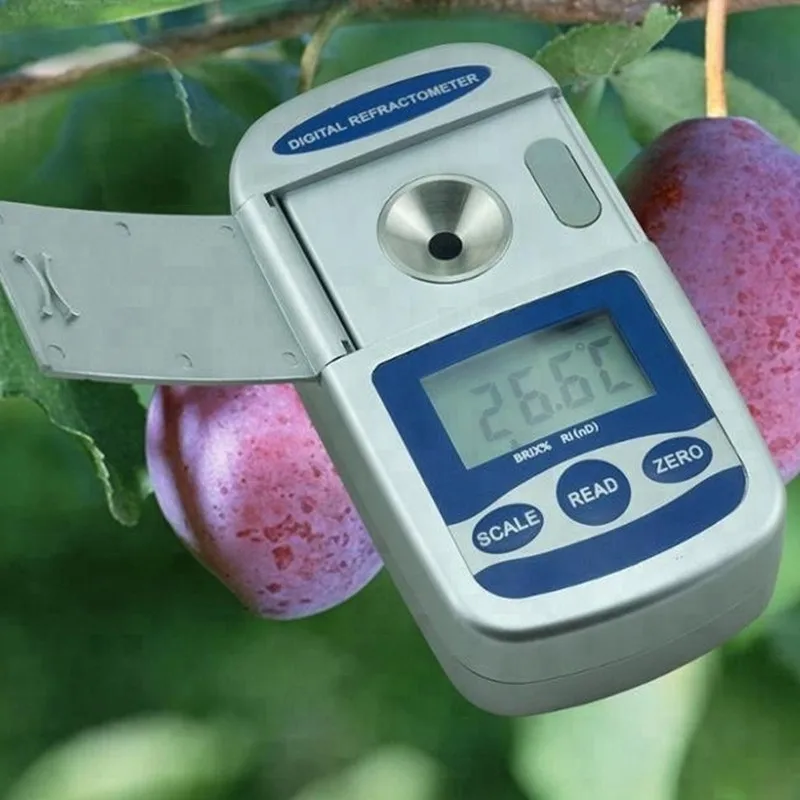 Tragbare Zucker Test Obst Handheld Digital Refraktometer Obst Zucker Brix Tester Meter TD-92
