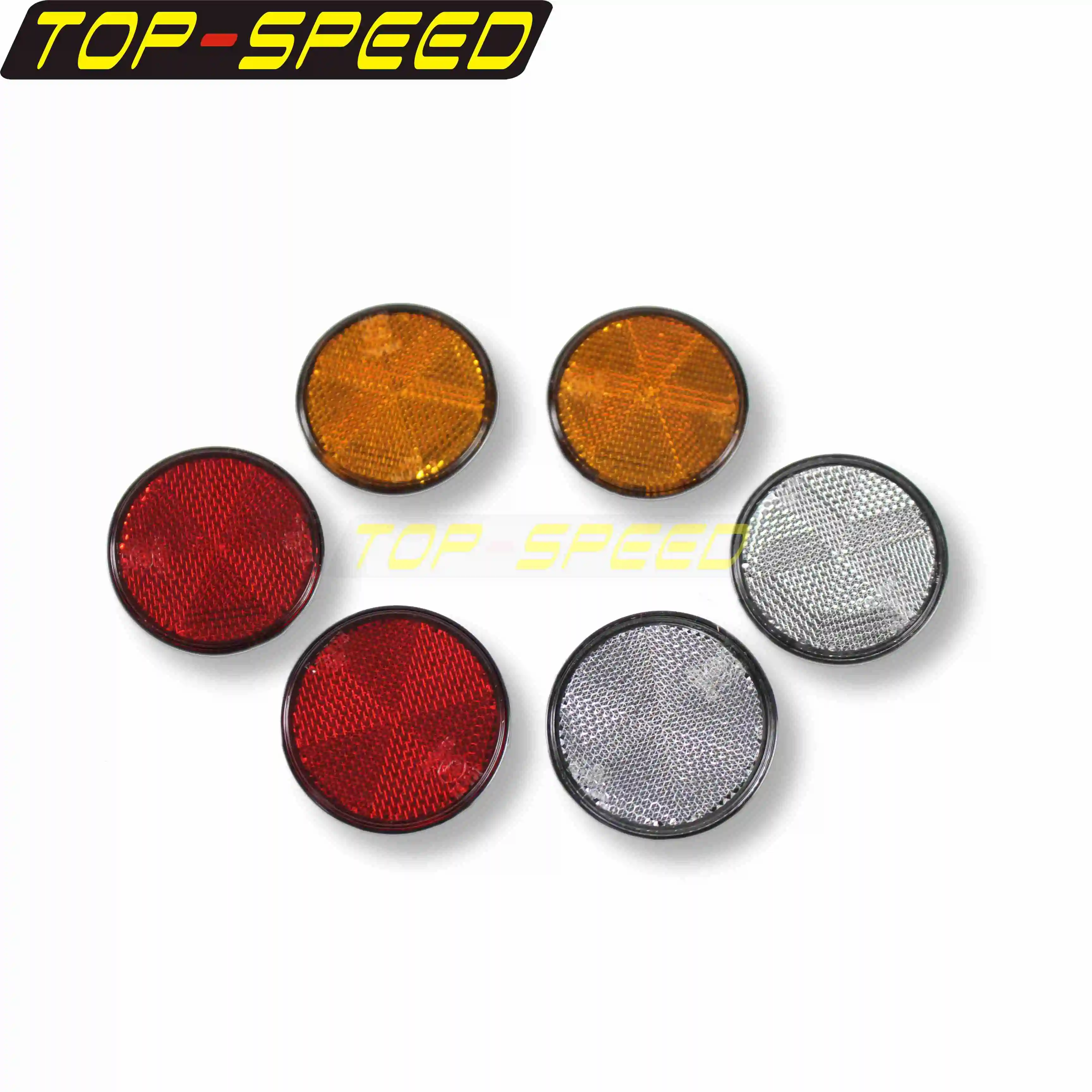 Motorcycle Front Fork Safety Reflector Sticker 100mm Warning Tape Reflective Decals 2pcs Yellow/Red Reflectors for Harley Honda