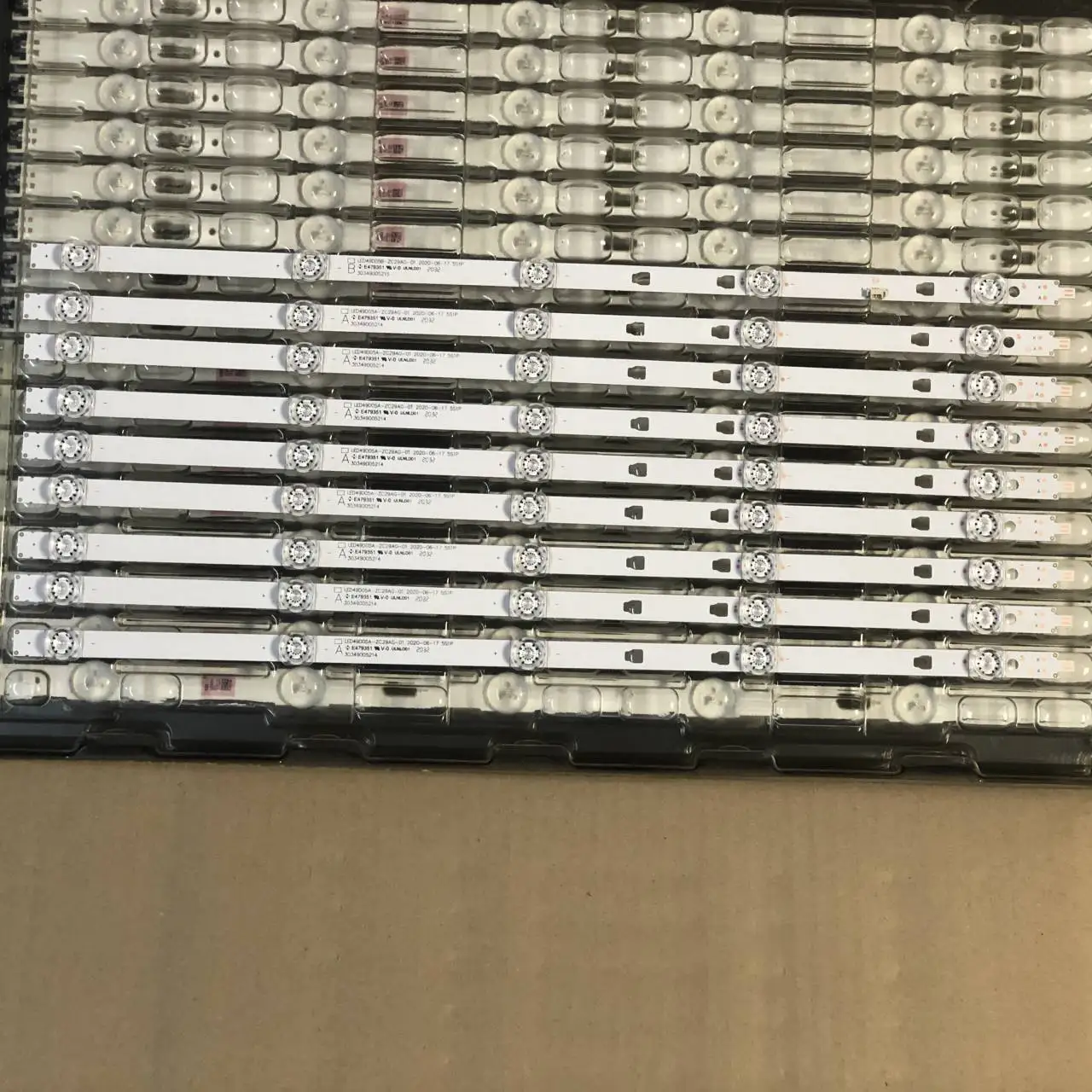 9 قطعة LED قطاع LED49D05A-ZC29AG-01 LED49D05B-ZC29AG-01 ل LS50M31G LS50A51 LU50C51 LU50J51 LT-49MA875 V500DJ6-QE1 4T-C50AHMA