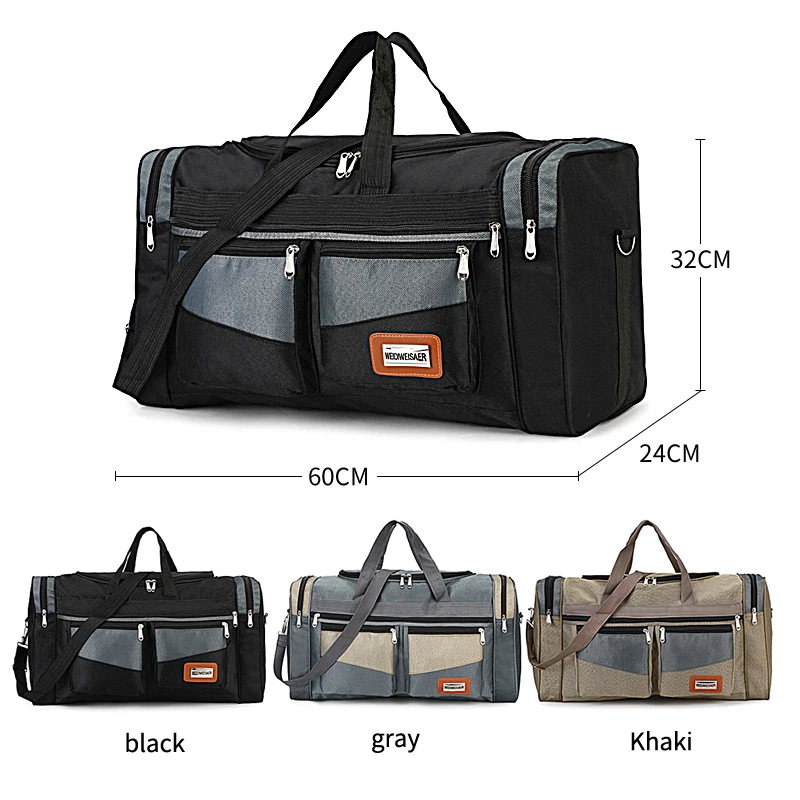 New Large Capacity Fashion Travel Bag For Man Women Weekend Bag Big Capacity Bag Nylon Portable Travel Carry Luggage Bags XA159K