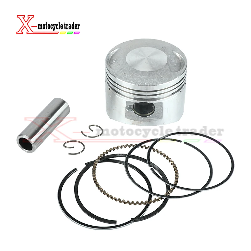 Motorcycle 52.4mm Bore steel cylinder Piston Gasket kit For lifan 125cc LF125 Horizontal Engines Dirt Pit Bike Monkey Bike ATV