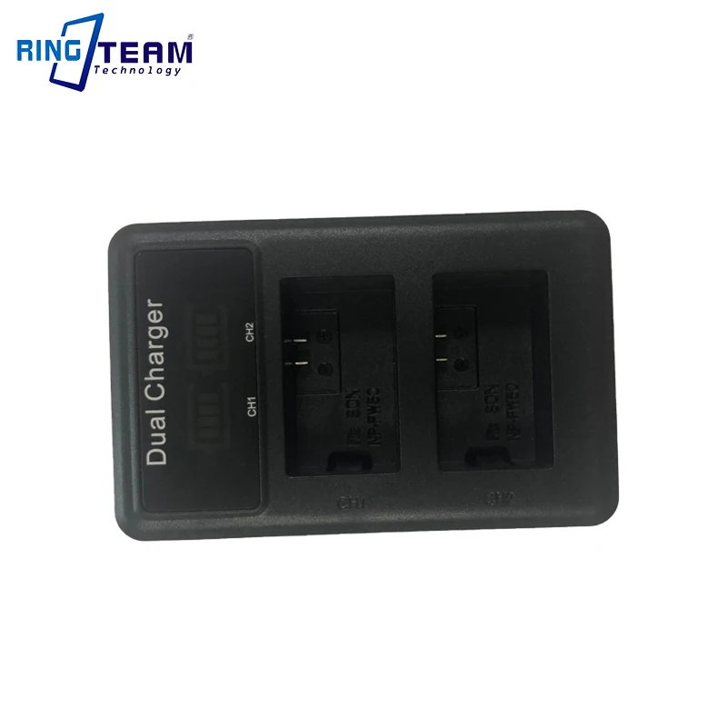 NP-FW50 Li-ion Battery USB Travel LCD Dual charger for Sony digital cameras NEX-3 NEX-3N NEX-5 NEX-5R NEX-6 a7 a7R  a6000 a6500