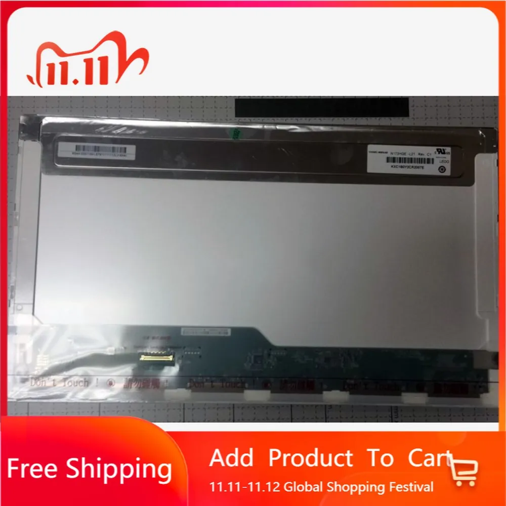 

17.3" Laptop LCD Display Screen LTN173KT01-C01 LTN173KT01 C01 60HZ EDP 40 PINS HD 1600*900 Replacement Panel