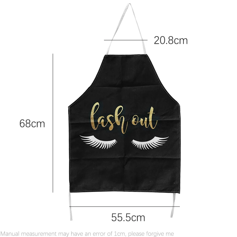 New Bronzing Eyelash Pattern Apron Eyelash Extension Tools Grafted False Eyelashes Pinafore Beauty Salon Clean Makeup Supplies