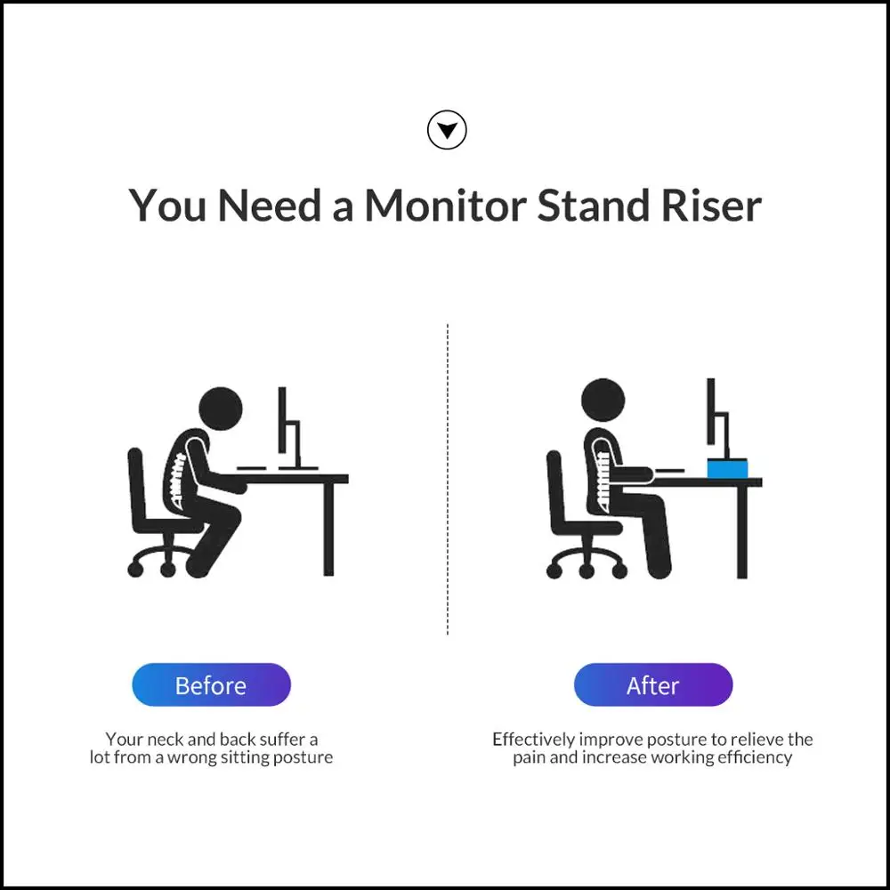 Imagem -03 - Orico-suporte de Monitor Multifuncional Riser Desktop Suporte com Gavetas Caixa de Armazenamento Organizador para Home Office Laptop pc