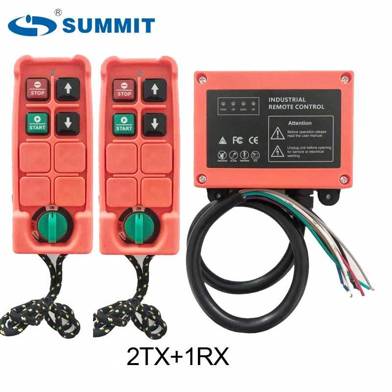 SUMMIT F21-2S-WD w górę iw dół dla mini micro 1 axis wciągnik elektryczny przemysłowy pilot radiowy z 2 trnansmitter