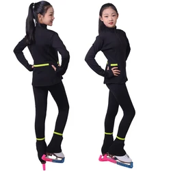 Children's figure skating suit women's high elastic breathable thin velvet summer training suit