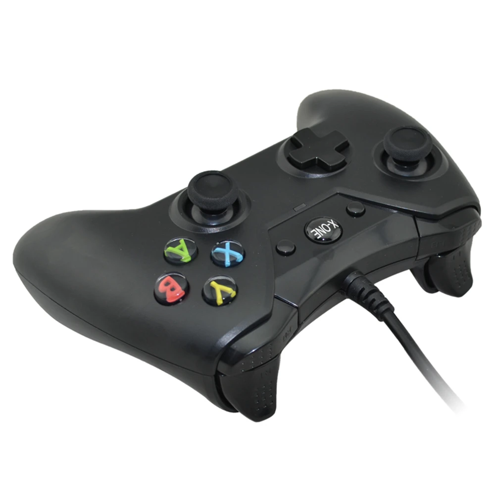 10PCS   Black color wired game controller joystick gamepad for xbox one for X-1 game console