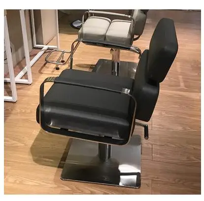 Hairdressing chairs for barbershops, multifunctional adjustable barber chairs for barbershops, retro-style solid wood chairs