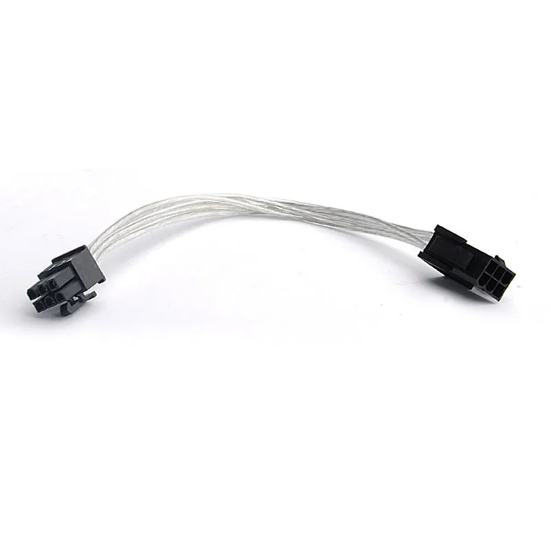 PC용 주석 도금 구리 PCI 익스프레스 전력 변환기 케이블, 비디오 그래픽 카드, 6 핀 수-6 핀 암 케이블, PCI-E
