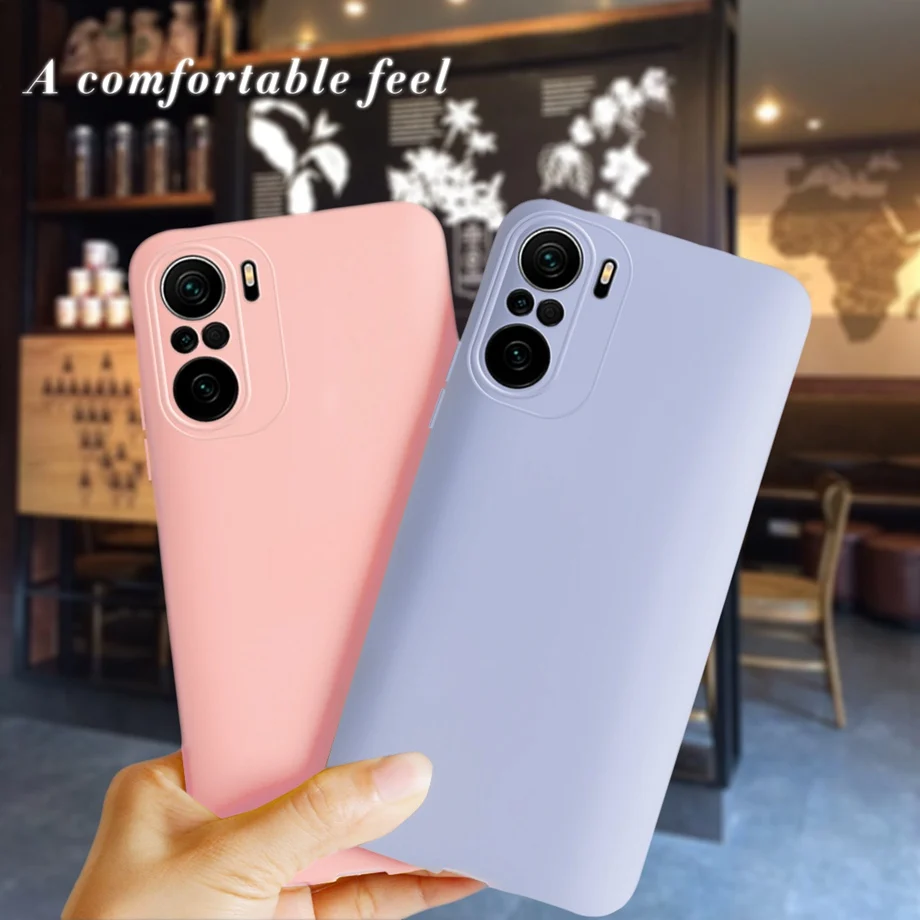 For Xiaomi Poco F3 Case 6.67 inch Candy Color Rubber Silicone Phone Sets Case For Xiaomi pocof3 poco F 3 5G M2012K11AG Bumper