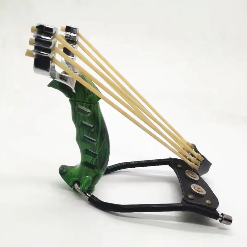 

Powerful Hunting Slingshot with Wrist Rest, Outdoor Hunting, All-Metal Material, Large Slingshot for Fishing and Pitchi