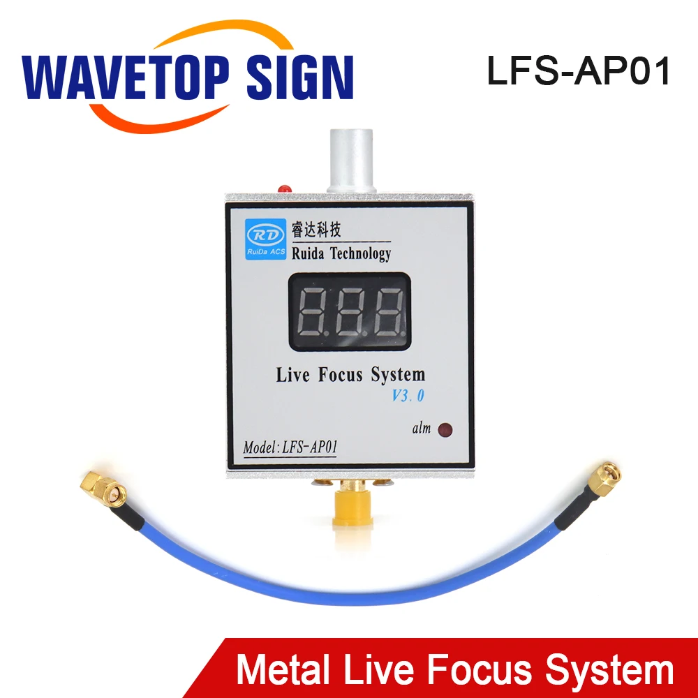 WaveTopSign Ruida LFS-AM-T43-AP01(S) Metal Cutting Live Focus System Amplifier and Amplifier Connecting Line for Laser Machine