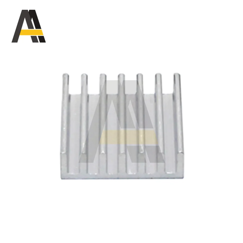 Disipador de calor de aluminio, radiador IC, Transistor, disipación de calefacción, refrigeración para Amplifer COB, potencia de luz, 1,9x1,9x0,5 cm, 10 Uds.