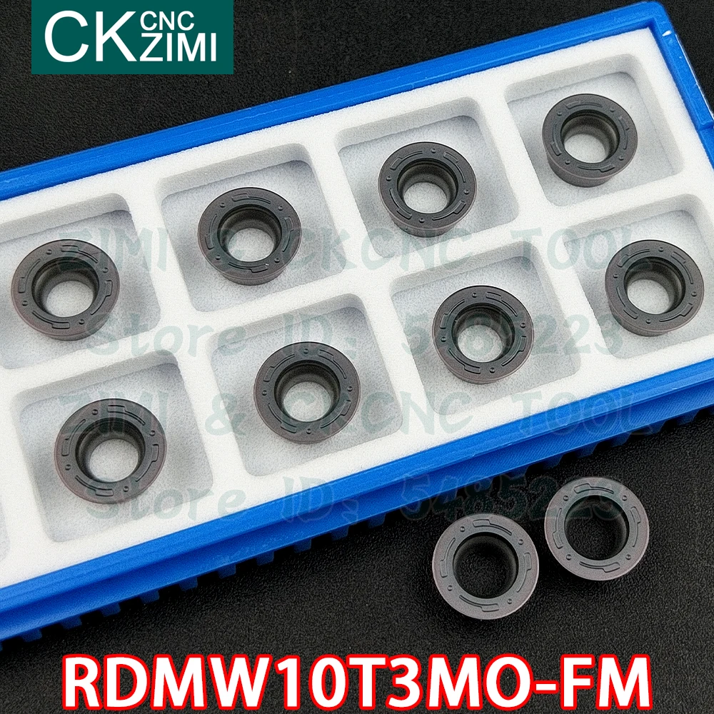 RDMW10T3MO-FM ZM1125 RDMW 10T3 MO FM Sisipan Karbida Melingkar Alat Sisipan Penggilingan Diindeks Alat Pemotong Putar Bubut Logam CNC
