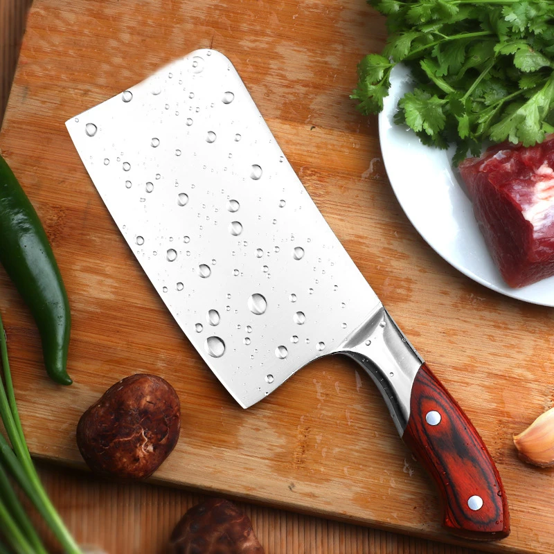 

Liang Da New Thicken Blade Chopping Knives 40Cr13 High Hardness&Thoughness Kitchen Knife Restaurant Chopping Bone Chicken Duck