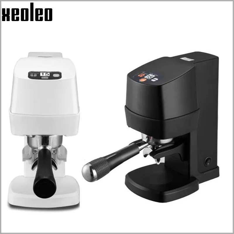 XEOLEO 58MM Electric Coffee Tamper Machine Automatic Flat Press Grinder Coffee Bean Powder Adjusting 24V Espresso Press Tamping