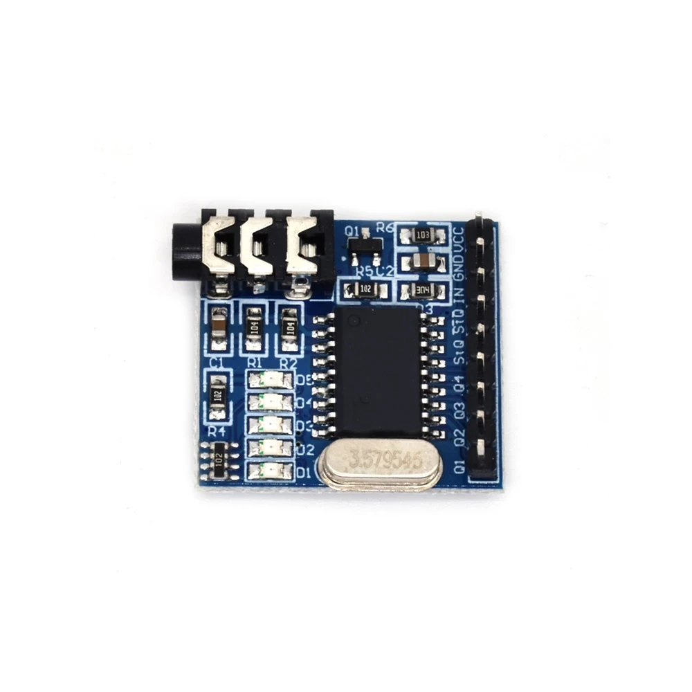 1PCS MT8870 DTMF Voice Decoding Module Phone Module Speech Decoding Voice Board Module LED Indicators With Pins