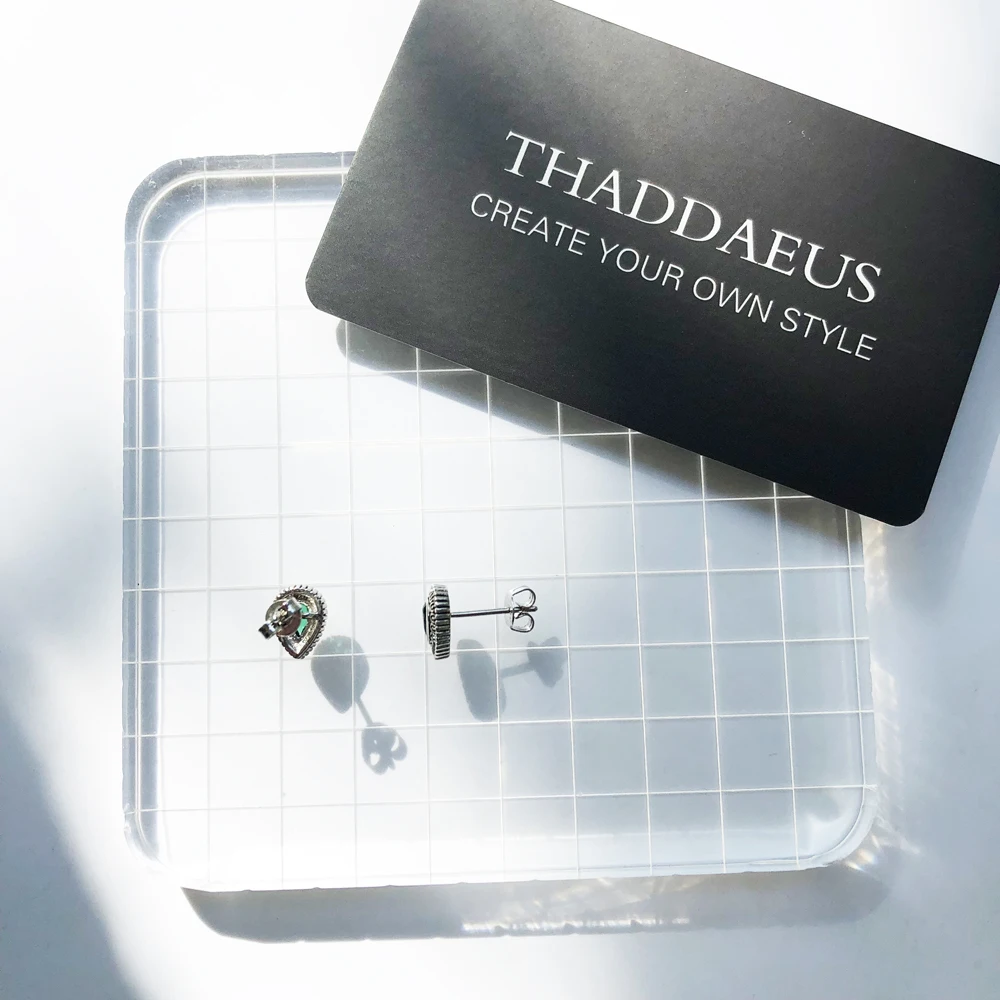 Grün Wasser Tropf Reißen Ohr Stud Ohrringe Europa Stil, Mode, Schmuck Für Frauen Geschenk In 925 Sterling Silber – Detail 4