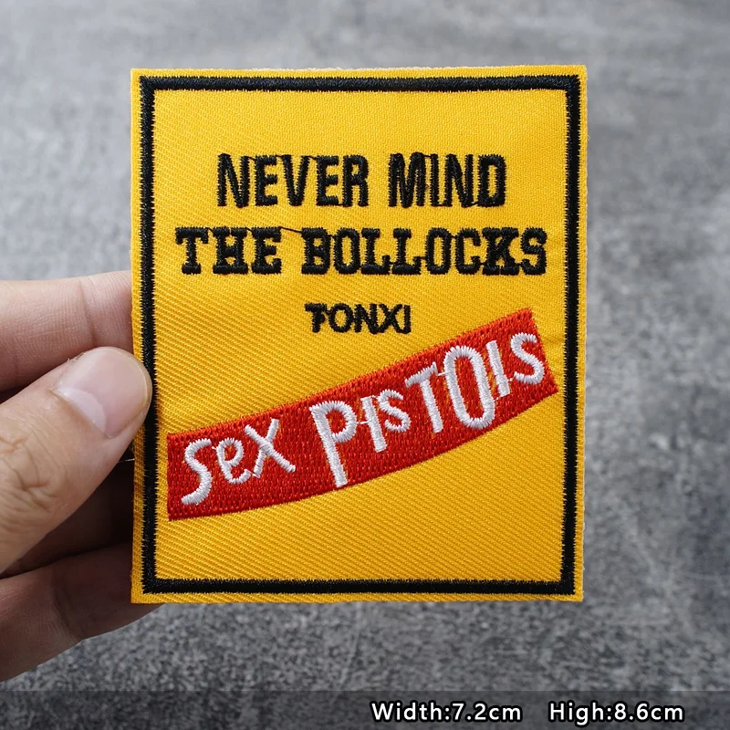 Bands Iron On Patches Apparel Sewing Fabric Handmade Appliques For Clothing Punk Rock Stickers Badges Parche