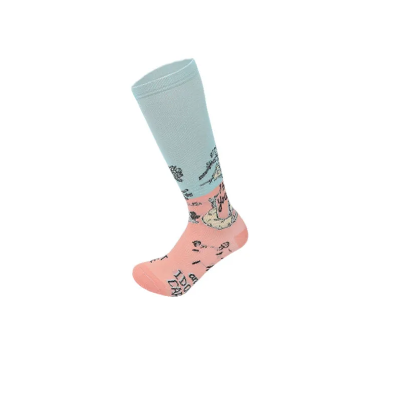 2021NewRunning Anti-slip Socks Men Cycling Marathon Halloween Sports for Varicose Veins and Veins Diabetes Socks Man Lot Outdoor image 5