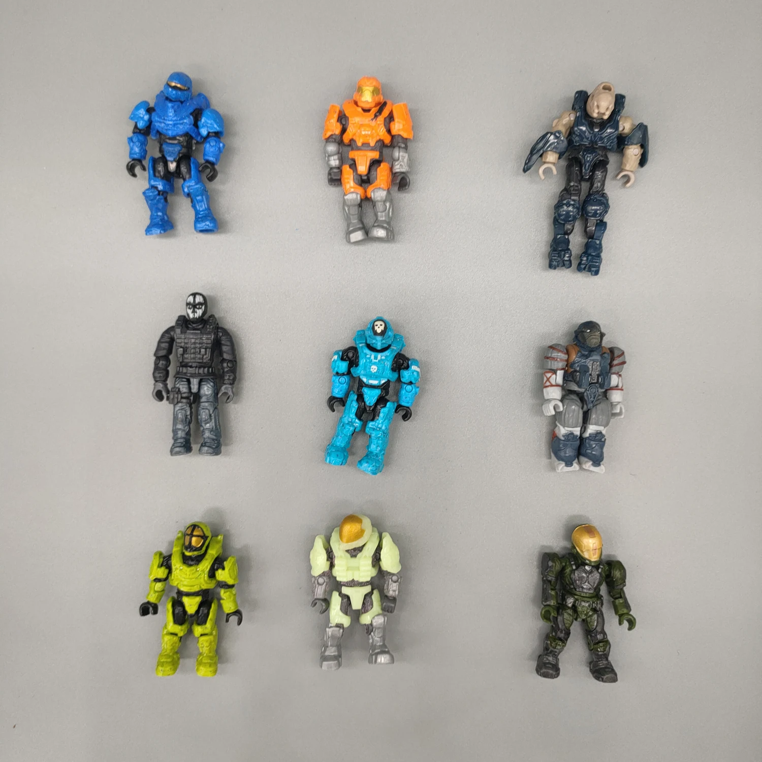 Lot of Random Mega Blocks Master Cheif Spartan Grunts Brute Covenant Arbiter Elite COD Action Figure