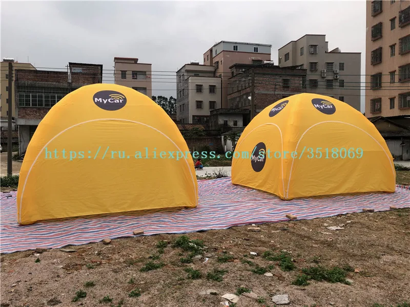 Sell 4/4 meters of PVC airtight tents outdoor commercial advertising tents do not need to build fast open inflatable tents