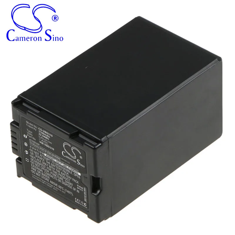 CameronSino Battery for Panasonic NV-GS100K NV-GS120K NV-GS17EF-S NV-GS180EB-S fits Panasonic CGA-DU31 Digital camera Batteries