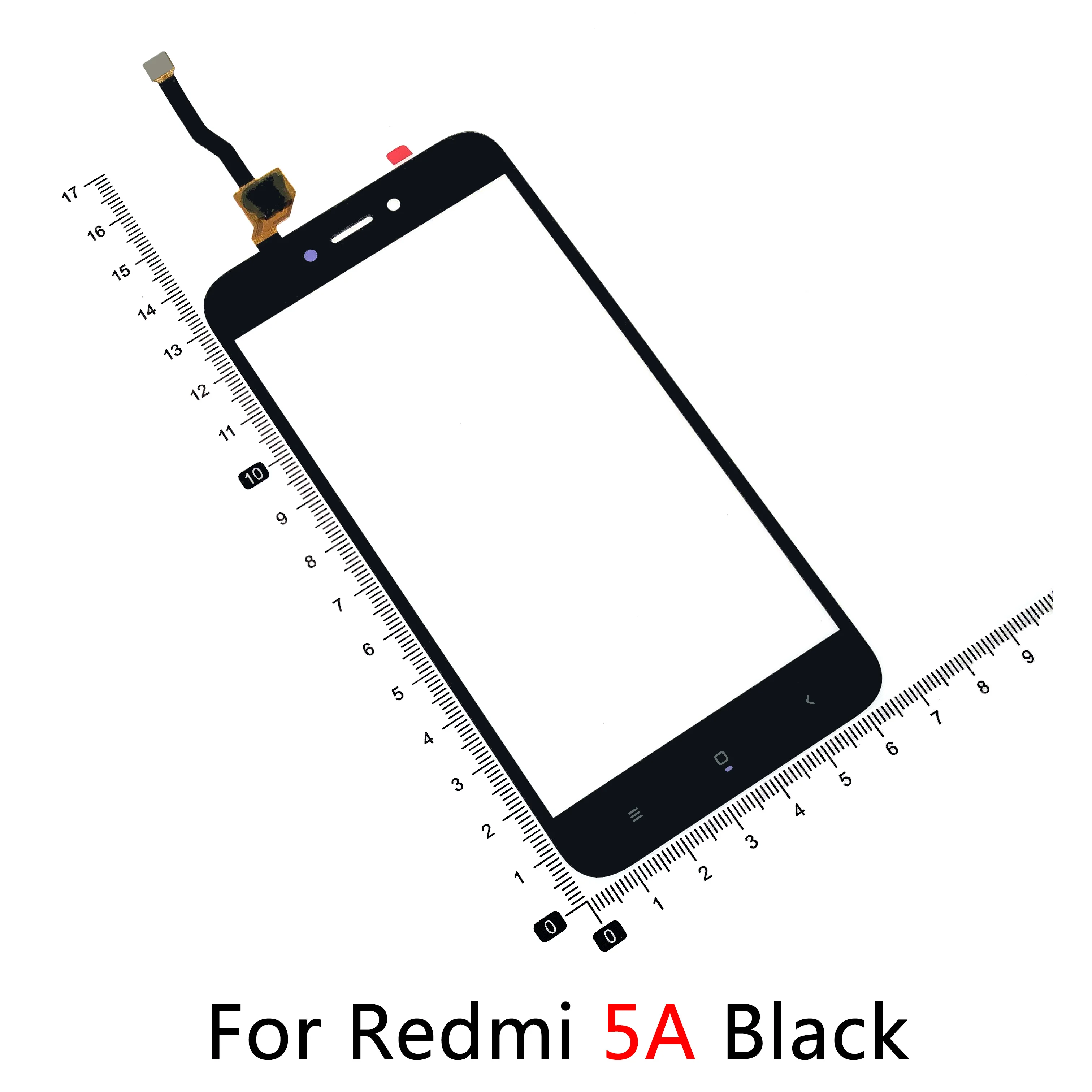 Layar Sentuh untuk Xiaomi Redmi 5A 6 6A 6 Pro 7 7A Layar Sentuh Digitizer Sensor Panel Kaca Pengganti