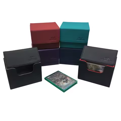 AEGIS GUARDIAN Side Loading Card Box Deck Case Mtg Yugioh Card Binder: 100+ Deck Box