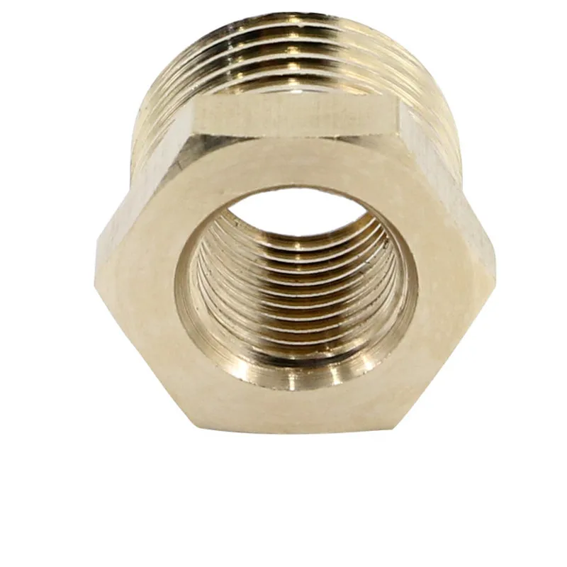 

Brass Hex Bushing Reducer Pipe Fitting 1/8 1/4 3/8 1/2 3/4 F to M Threaded Reducing Copper Water Gas Adapter Coupler Connector