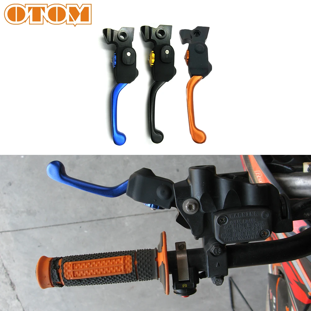 OTOM Motorcycle Clutch Levers Motocross CNC Aluminum 7 Gears Adjustable Foldable Handle 54802031000 For KTM HUSQVARNA GASGAS EXC