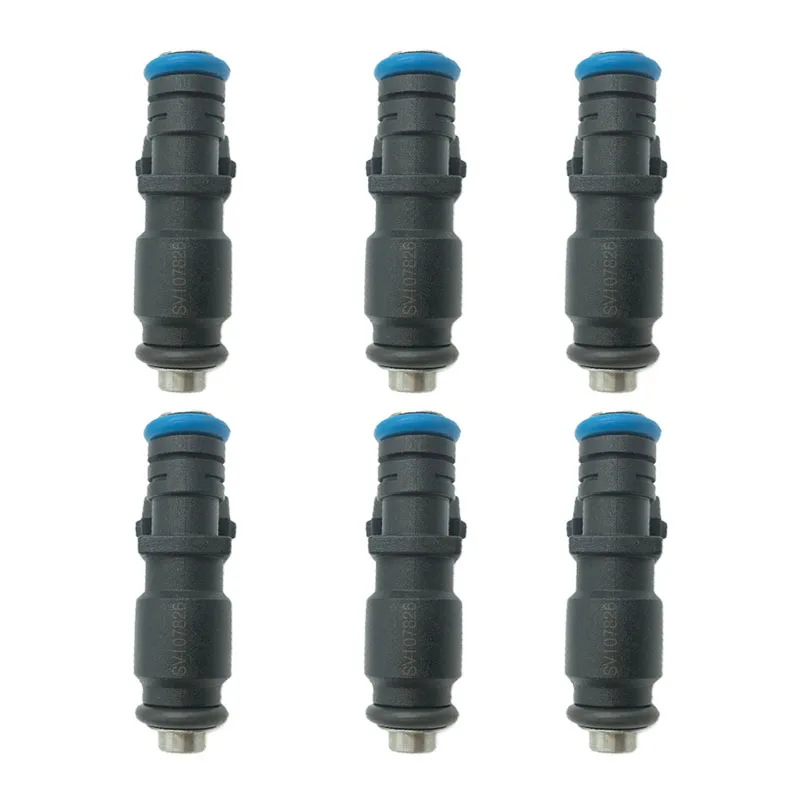 

6Pcs Car Fuel Injectors Nozzle For Wuling Zhiguang Hongtu Rongguang /Siemens automobile nozzle OEM SV107826