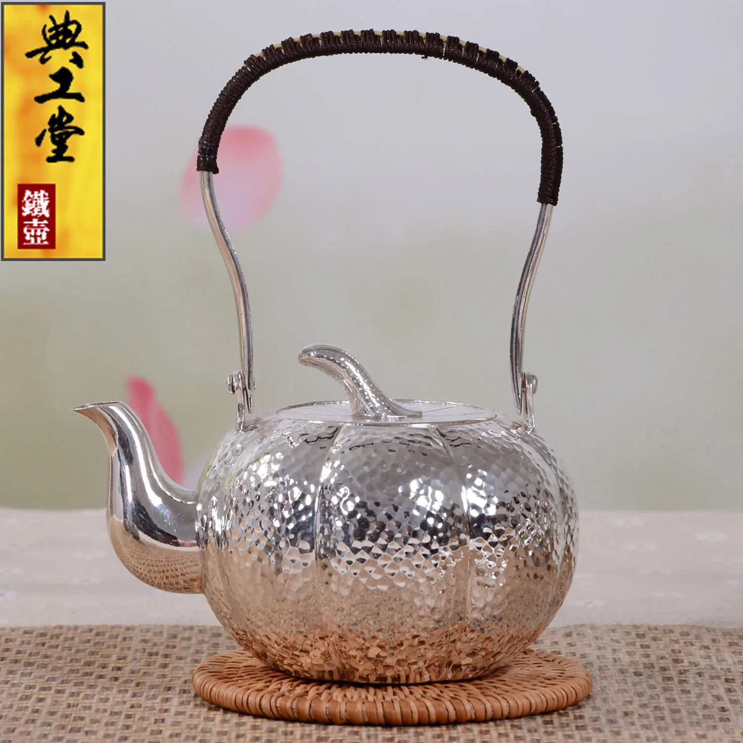 Teapot, stainless steel teapot, silver teapot, hot water teapot, teapot 350ml water, kung fu tea set.