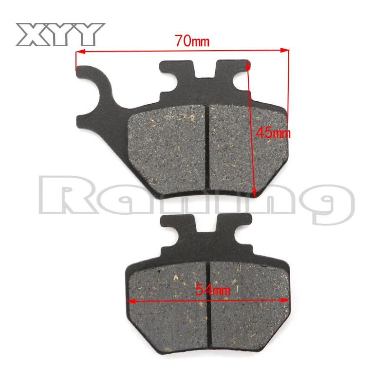 Motorcycle brake pads 50cc - 250cc ATV Quad Go Kart most chinese Dirt Pit Bike scooter Hydraulic brake PADS