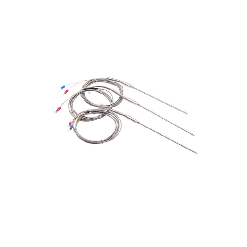 J Type Thermocouple With diameter 1mm Probe 150mm 200mm  Needle Temperature Sensor  Cable 1.5m