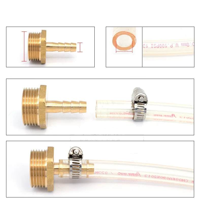 تركيب الأنابيب النحاسية 4 مللي متر 6 مللي متر 8 مللي متر 10 مللي متر 12 مللي متر 19 مللي متر خرطوم اذع الذيل 1/8 "1/4" 1/2 "3/8" BSP الذكور موصل مشترك النحاس ا...