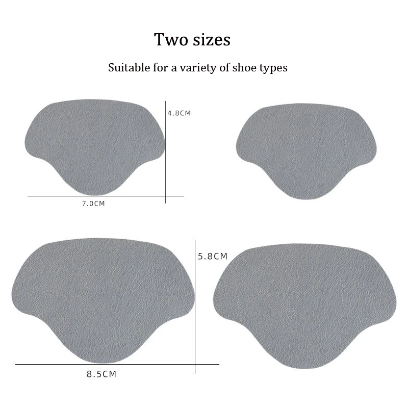 4pcs Insoles Patch Heel Pads for Sport Shoes Adjustable Size Antiwear Feet Pad Cushion Insert Insole Heel Protector Back Sticker