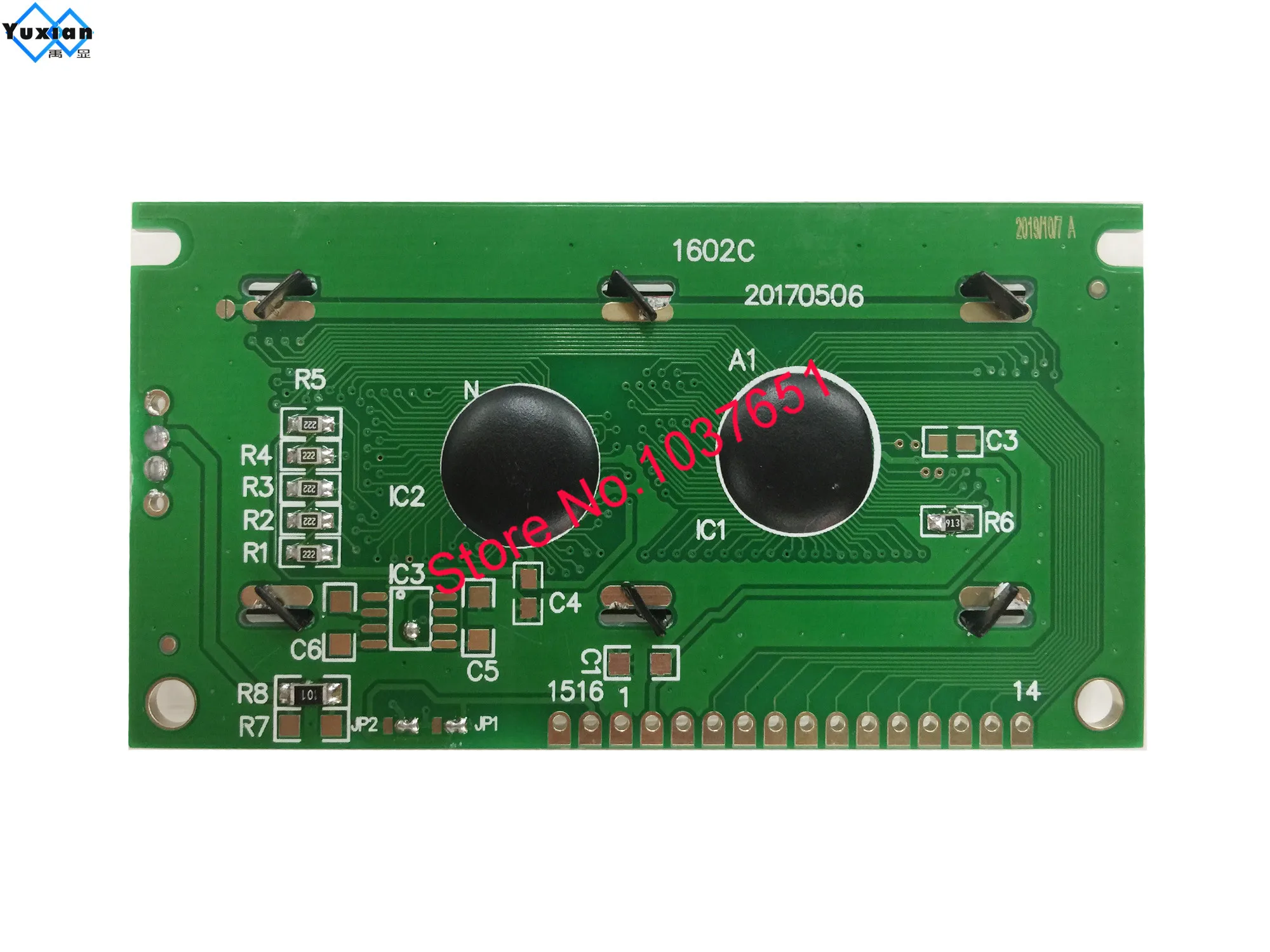 Imagem -02 - Módulo de Exibição Lcd 1602 Hd44780 1602c Bc1602h 15pin Leda 16pin Ledk 84x 44 mm