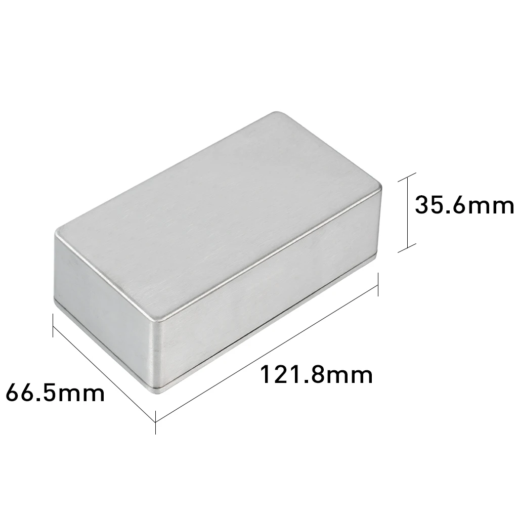 Portable Diecast Aluminum Enclosures Effects Pedal Enclosure For Guitar Effect Cases Holder 121.8*66.5*35.6mm Size