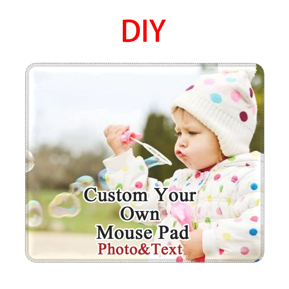 DIY Personality Photo Customized Mouse Pad Small MousePad Mouse Mat Computer Office Mouse Carpet Non-slip Keyboard Pad Desk Mat