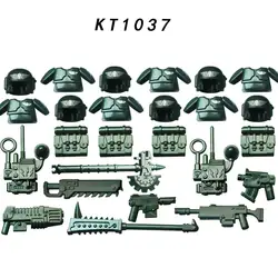 6PCS/lot Koruit KT1037 Medieval Times Set Weapons Armor Helmet Accessories Building Blocks Brick Toys For Children XP286-291