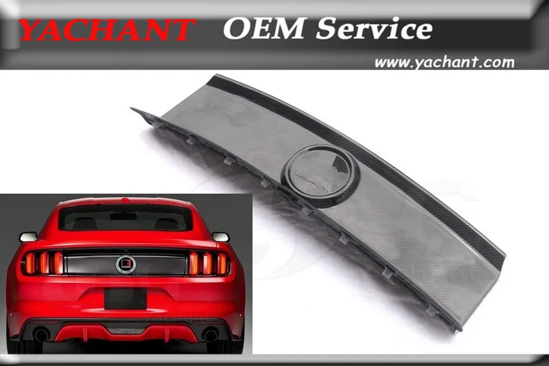 

Car-Styling Auto Accessories Carbon Fiber Rear Trunk Panel Fit For 2015-2016 Mustang OEM Style Trunk Boot Lid Panel